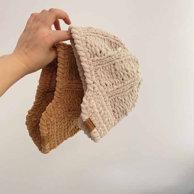 Japanse Eenvoudige Hand Gemaakt Eend Tong Muts Haak Wollen Hoed Voor Jongens En Meisjes 5 Kleuren Peuter Baby warme Muts