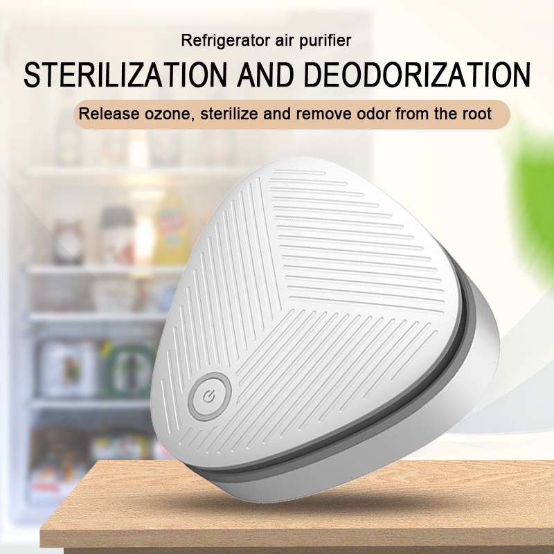 Portable Ozone Generator Home Air Purifier Ozon Car Mini Disinfect Machine for Refrigerator/ Toilet/ Pet/Kitchen
