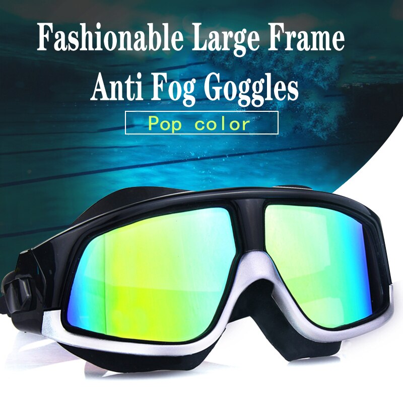 Gafas de natación Tyrier, gafas de natación deportivas profesionales con protección UV y revestimiento impermeable ajustable