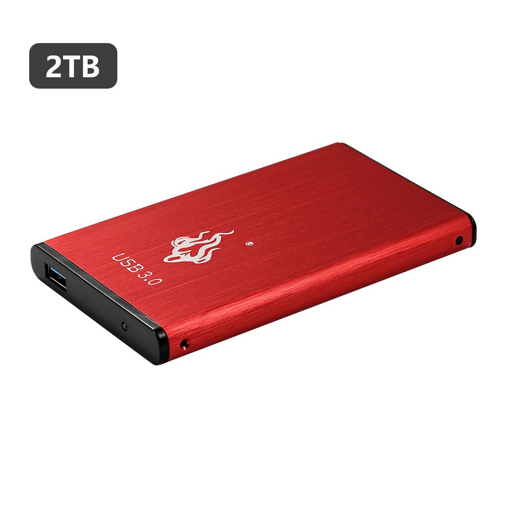 20# 2.5 Inch External Hard Drive Storage 2T USB3.0 HDD Portable External Hard Disk External HDD Hard Drive Disk For PC Laptop
