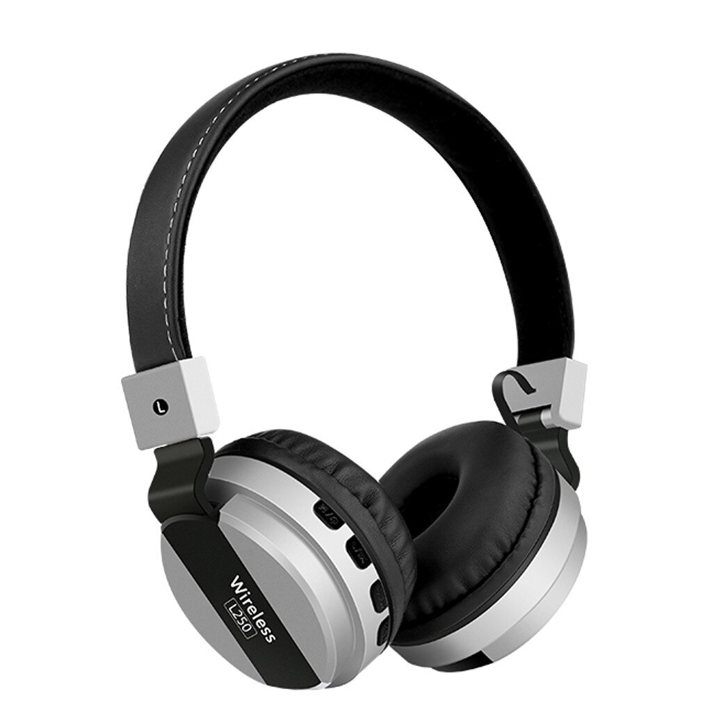 mosunx Portable Wireless Headset Bluetooth 4.2 Stereo Foldable Headphone Built-in Microphone Noise Reduction Echo Cancellation: Black