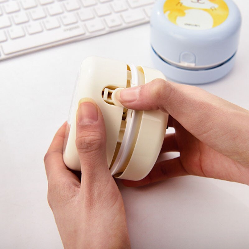 Mini Desktop Automatic Robot Vacuum Cleaner Electric Sweeping Machine Computer Keyboard Robotic Dust Collector Household Sweeper