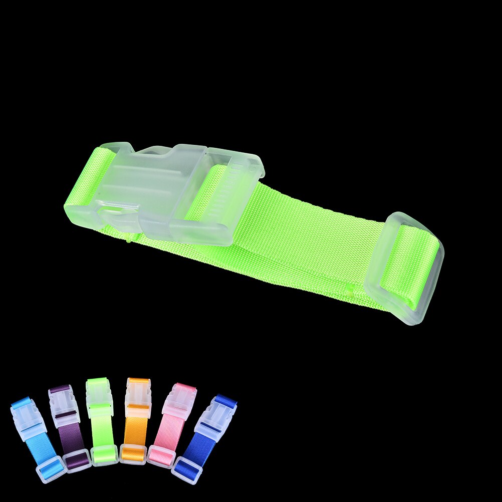 1PCS Fixing Strap Travel Suitcase Luggage Straps Bag Hanger Adjustable Buckle Baggage Tie Down Belt Anti-lost Lock Bag Label