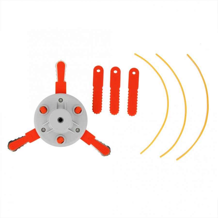 Universal Trimmer Head Brush Cutter String Replacement Lawn Mower Accessories Teeth Brush Cutter Blade Metal Trimmer