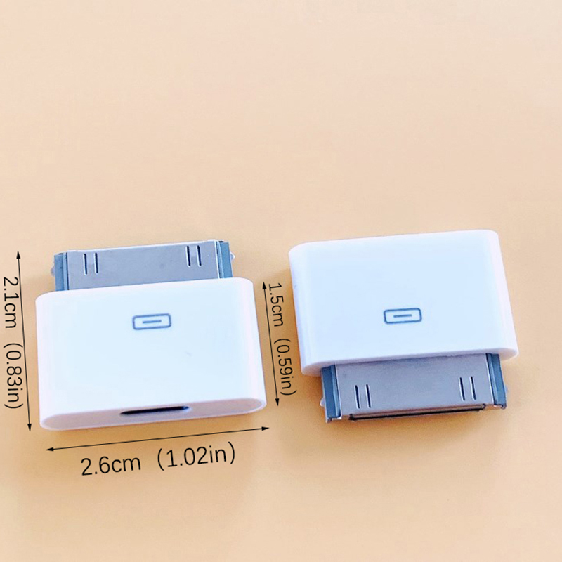 Lighting To 30Pin Adapter 8Pin Male To 30 Pin Female Charging Sync Converter For IPhone 4 4S IPad 2 3 IPod Touch Charger Cable