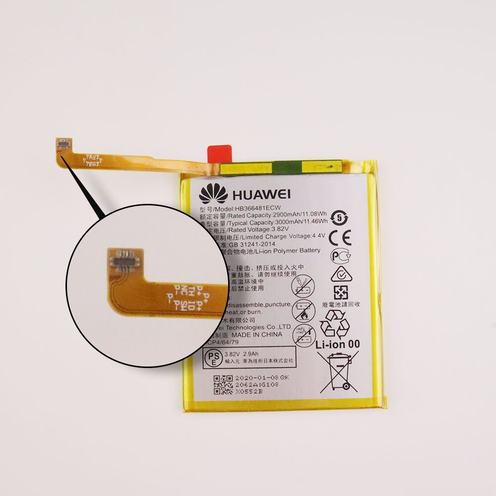 jahre Orginal Telefoon Batterij HB366481ECW Voor 3000mAh Für Huawei ehre 8 ehre 8 lite ehre 5C aufsteigen P9 p10 P9 Lite G9