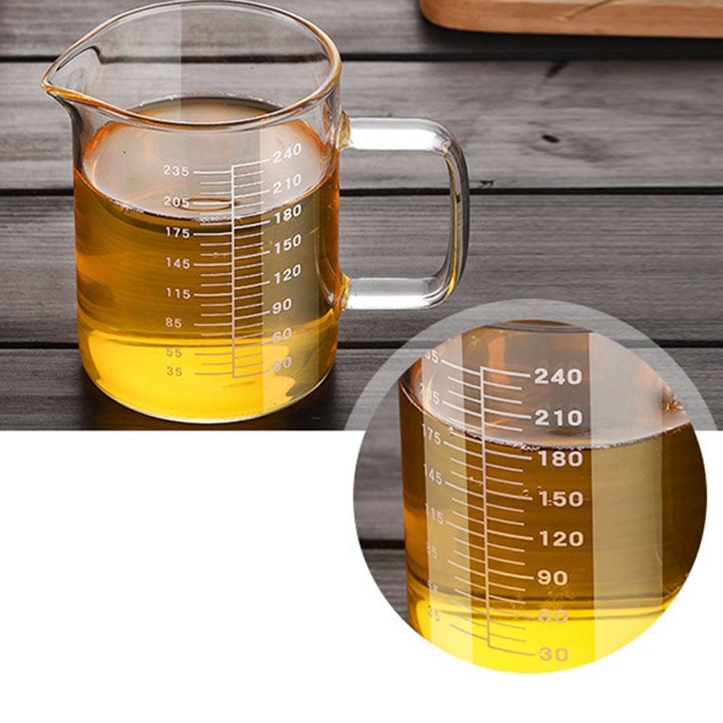 Hoge Borosilicaat Food Grade Glas Maatbeker Pot Ketel Transparante Melk Cup Magnetron Verwarmbare Bakken Keuken Accessoires