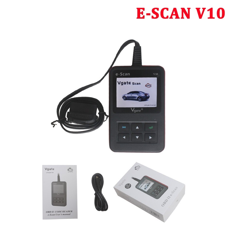 Nouveauté Vgate E-SCAN V10 ESSENCE De Voiture Et De Camion léger Outil D'analyse E-SCAN V10 L'interface de COMMUNICATION Avec