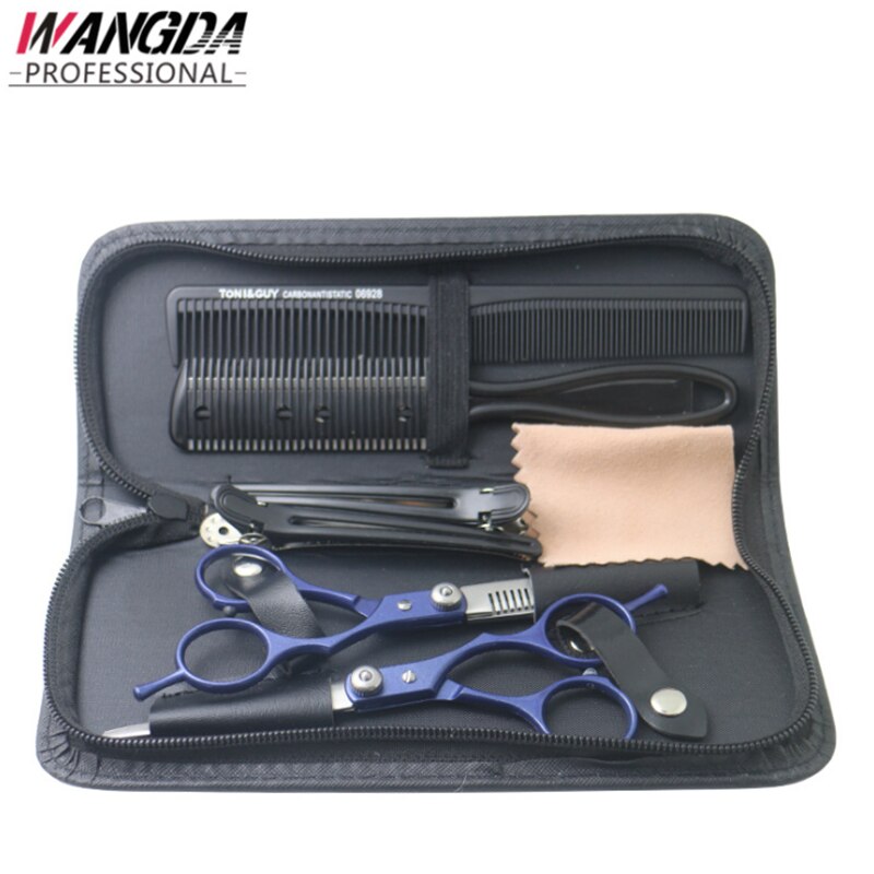 6.0 Inch Hairdressing Scissors Comb Set Hair Salon Haircut Hair Care Styling Set Is Also Used For Pet Hair Cutting
