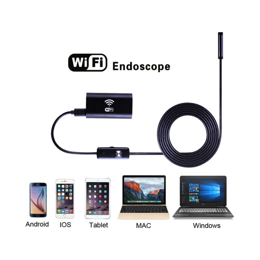 Wasserdichte Kamera Wifi Endoskop 1M 2M 3,5 M 5M 10M Endoskop Weiche Wifi Endoskop Kamera Endoskop kamera Für Android IOS