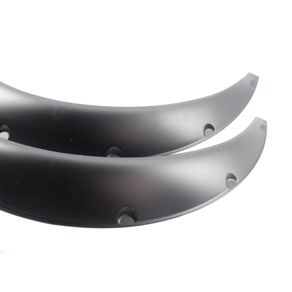 4pcs Car SUV Polyurethane Body Wheel Eyebrow Fender Flares Flexible Durable Universal Wheel Eyebrow