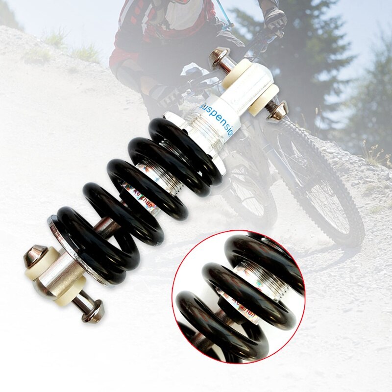 125/150mm Bike Shock Absorber Home Rear Suspension Mountain Spring Cycling Folding Bike Electric Rear Spring Shock Absorber