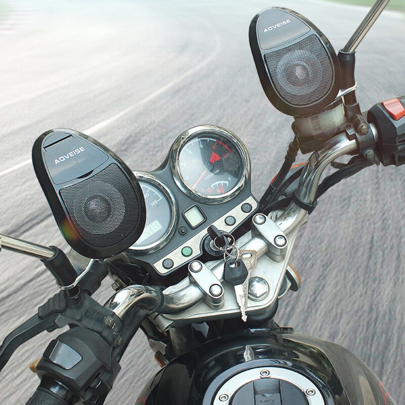 12V Motorcycle MP3 Player USB FM Radio Bluetooth-compatible Llluminated Modified Pedal Electric Speaker Amplifier Integrated