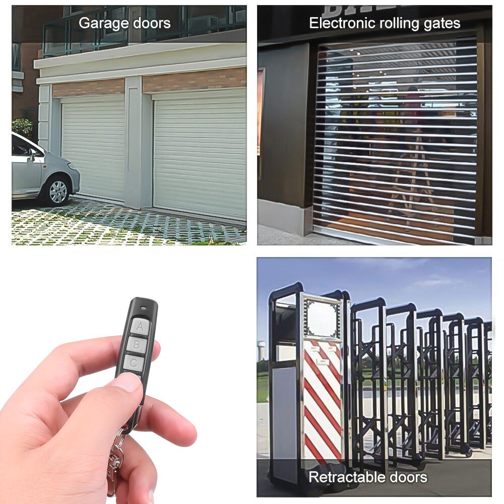 433Mhz Afstandsbediening Auto Duplicator Rf Klonen Draadloze Afstandsbediening Voor Auto Garage Poort Deur Alarm Systeem Auto Meubi