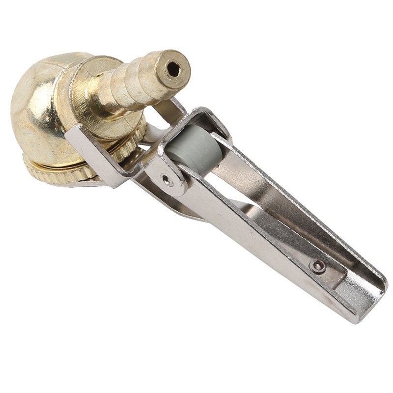1/4 "NPT Tire Air Chuck Inflator Gauge Brass Ball Car Tire Inflator With Clip For Car Tire Repair Tools Clip-On Air Chuck Tire
