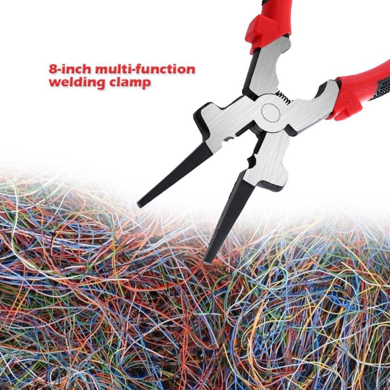 Multi-purpose MIG Welding Pliers Carbon Steel Anti-slip Handle Clamp Forcep