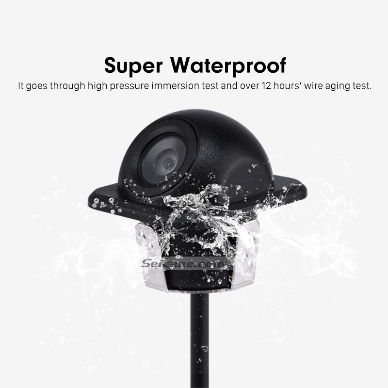Seicane 170Degree Rear View Camera Color CCD Car Parking Assistance HD Car Video Backup Reversing Waterproof Night Vision kamera