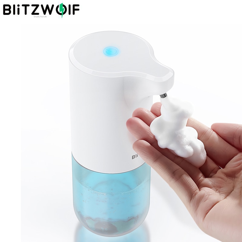BlitzWolf BW-FD3 Automatic Soap Dispenser - 300ml Touchless Foam Dispenser - USB Rechargeable - IPX4 Waterproof