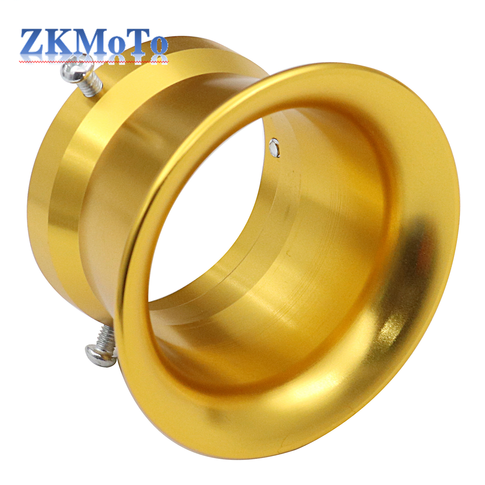 50Mm Motorfiets Luchtfilter Windhoorn Beker Trompet Voor Keihin Pwk Oko Mikuni 21Mm 24 26Mm 28Mm 30Mm Pe28 30 Carburateur Enz: YELLOW