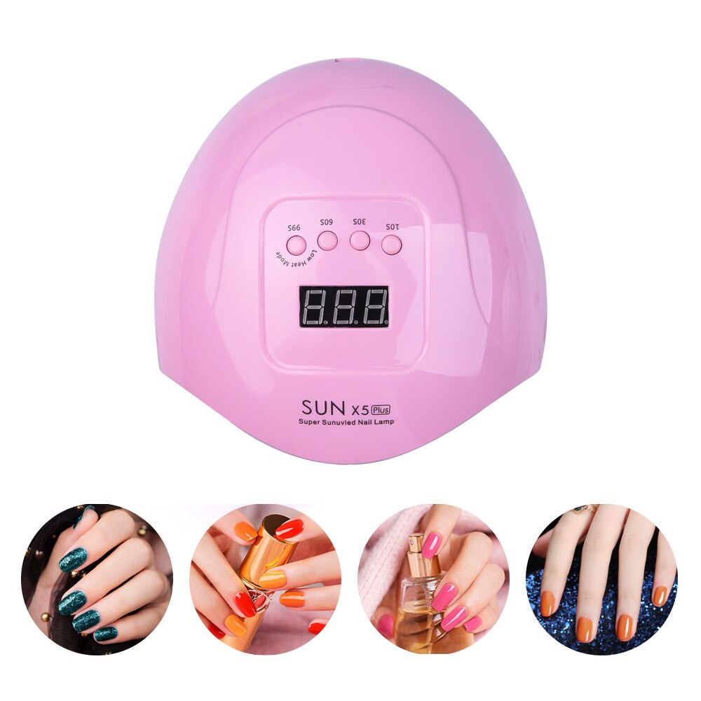 Lampe UV LED pour manucure, sèche-ongles rapide, pour tout vernis à ongles, avec écran LCD, outil de Nail Art, 80W