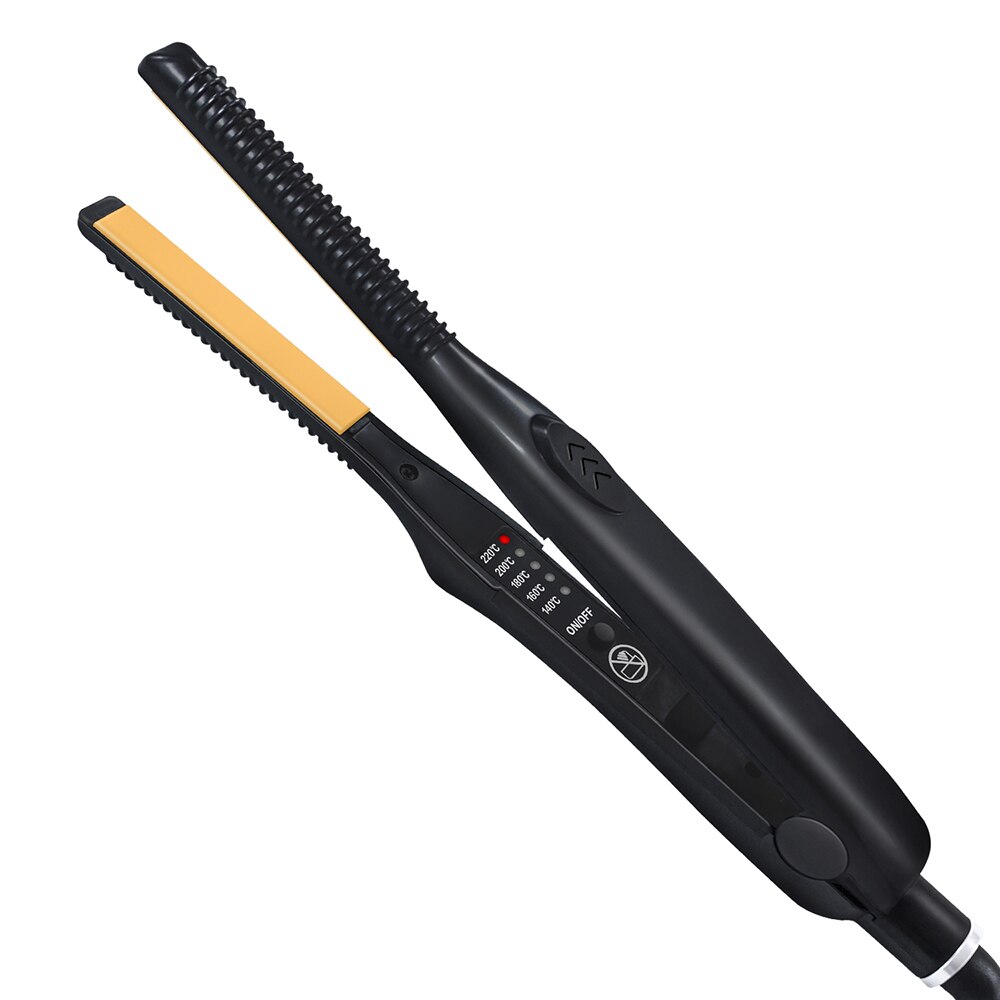 Rodillo alisador de pelo 2 en 1, rizador de calor rápido Lcd, herramienta de peinado ajustable de temperatura, plancha plana para rizos de cabello Playstation: AU