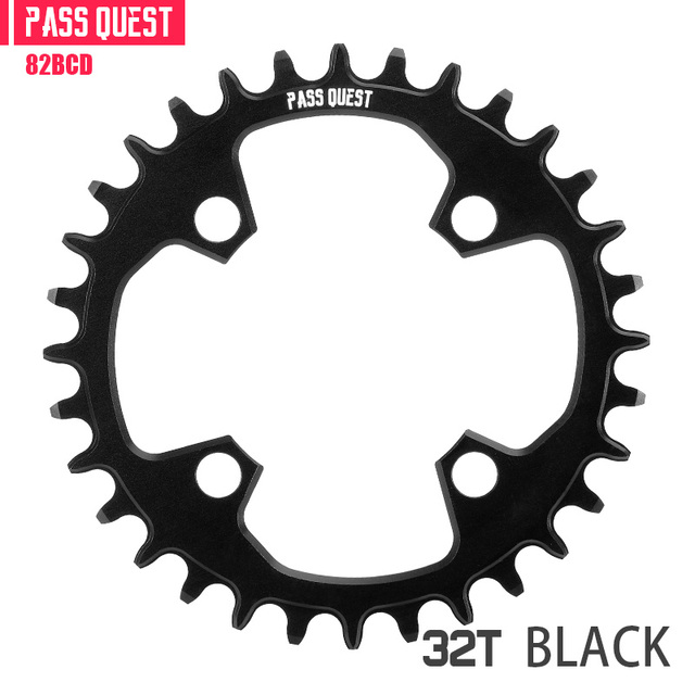 PASSQUEST 82mm bcd Fsa Alpha Drive Marlin 7 Mtb Narrow Wide Chainring 30t 32t 34t 36t Bike Bicycle Chainwheel chain ring: round 32T