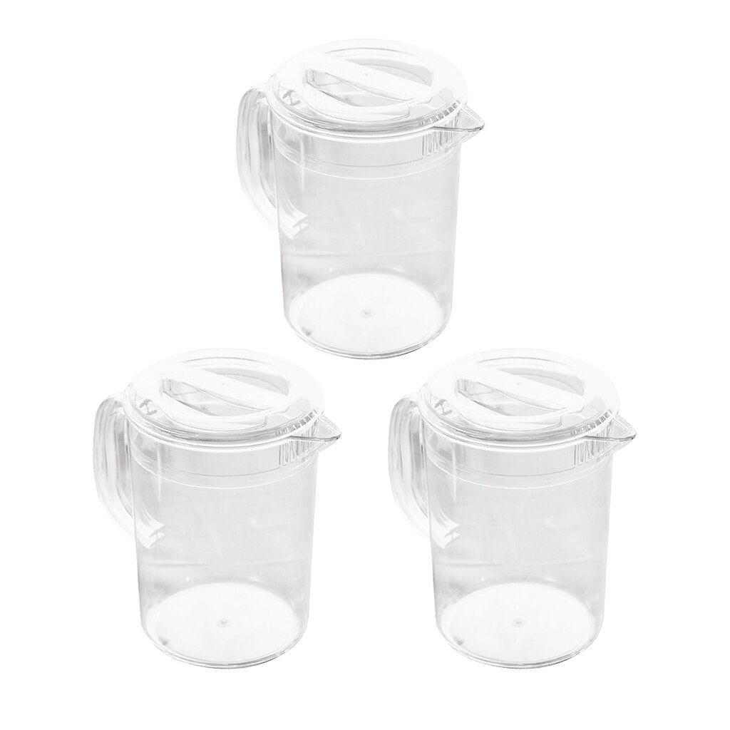 3 Pieces 1.5L Water Jug ​​juice Carafe Coffee Pot Teapot Vacuum Jug for