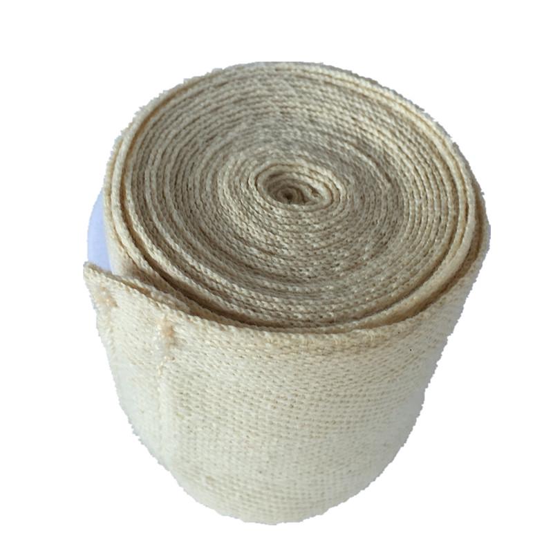 Largeur 5cm longueur 2.5M coton sport sangle boxe pansement Sanda Muay Thai MMA Taekwondo main gants enveloppes: WHITE