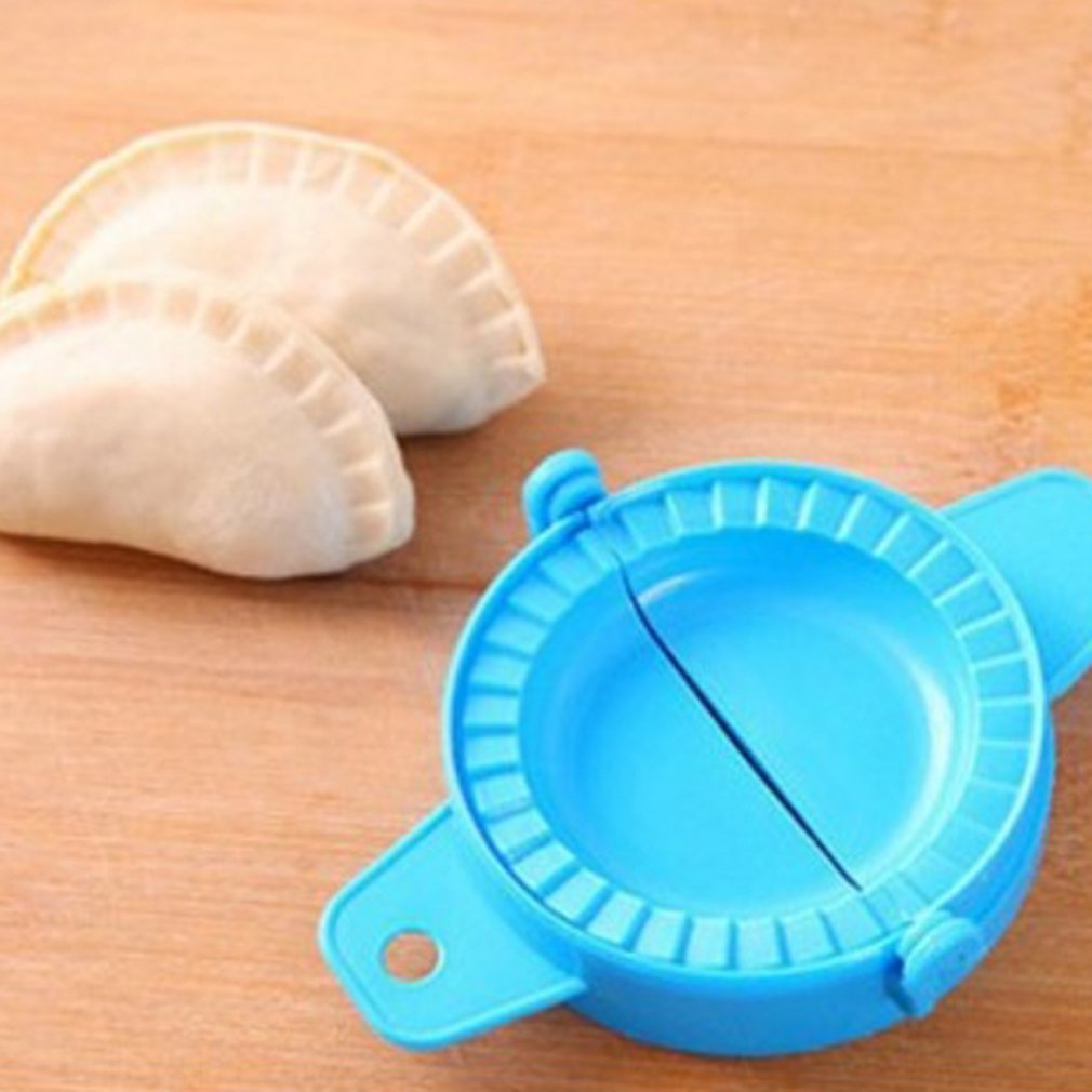 Plastic Dumplings Mold Manual Dumpling Moulds Device Pack Dumpling Clip Machine Kitchen GadgetsGreen