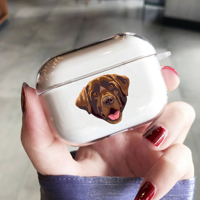Cute Dog Labrador Retriever Airpod Cases 3 for 2 1 Pro Pods Gen Air Pods Pro Cover Lovely Pet Earphone Cartoon Box Coque
