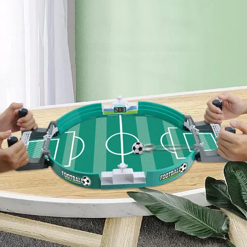 Mini-Tischfußballspiele, TischfußBall-FußBall-Flipper für drinnen-Spielzimmerspiele, TischfußBall-Schreibtisch-Sportbrettspiele für Mini-Erwachsene