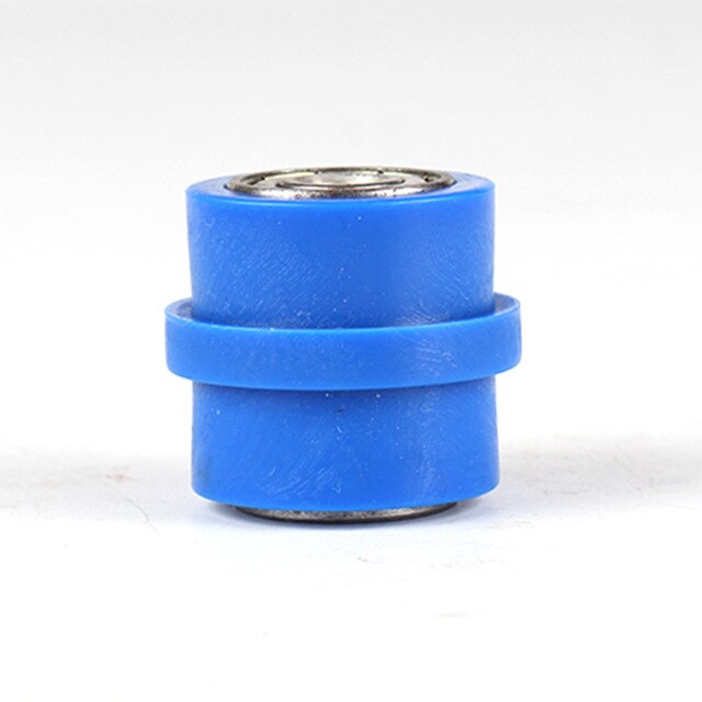 8mm 10mm concave aandrijfketting metalen plastic katrol rolgeleider spanner wielgeleider voor pit dirt straatfiets fietsen: Blauw -10