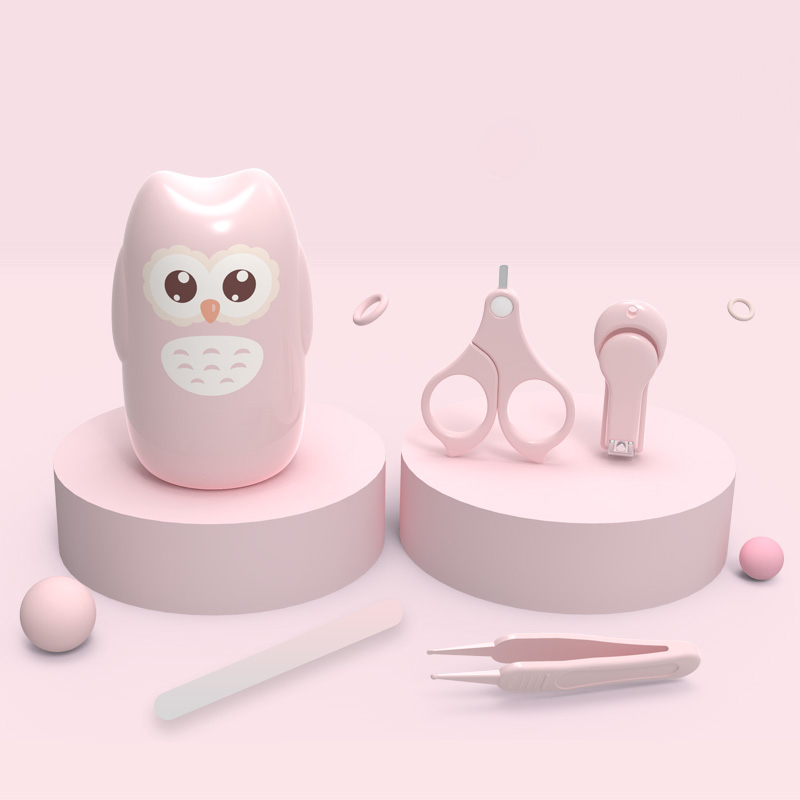Neugeborenen Baby Nagel Schere Baby Nagel Pflege Werkzeug Kind sicher Tragbare Nagel Haarschneidemaschine Trimmer Datei Pinzette Mit Kasten freundlicher Manikübetreffend Bausatz: TF366