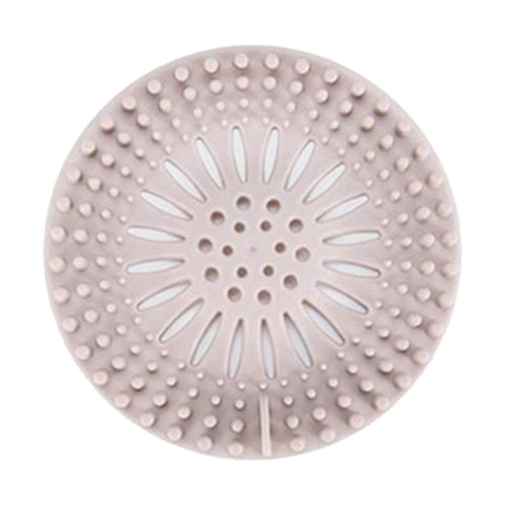 Sink Sewer Filter TPR Floor Drain Strainer Water Hair Stopper Bath Catcher Shower Cover Kitchen Bathroom gadgets Anti Clogging: gray