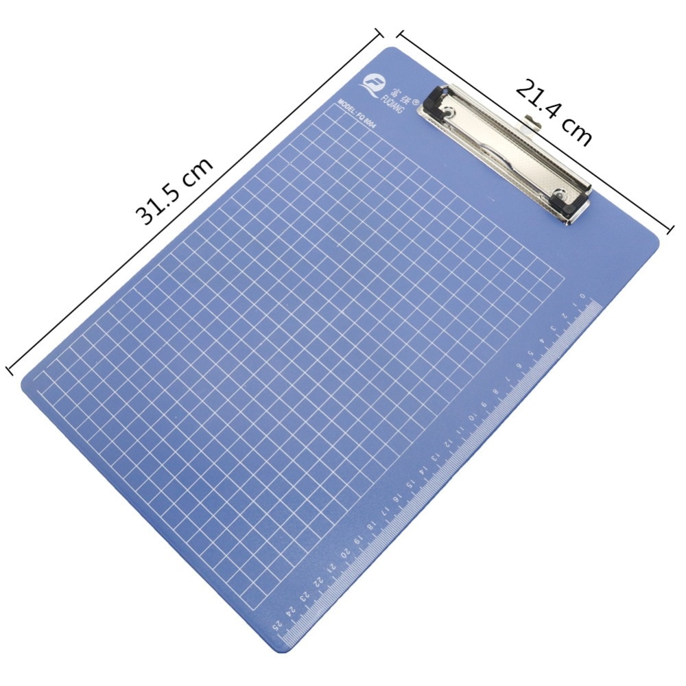 The Plastic Writing Board Clip Multifunction Paper clip Simple Folder Word pad Office Supplies