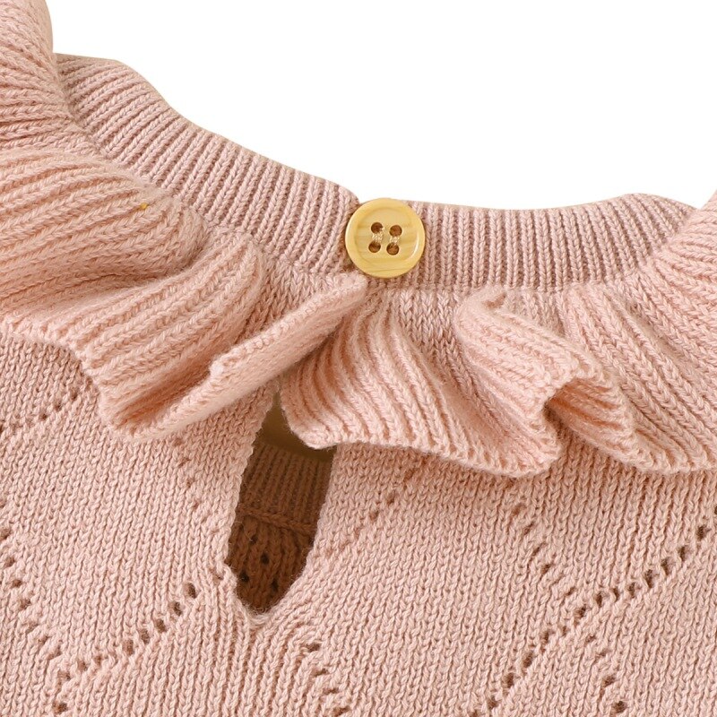 Bébé pull tricoté garçons filles enfant en bas âge solide pull à la main infantile simple boutonnage Cardigan enfants -né vêtements