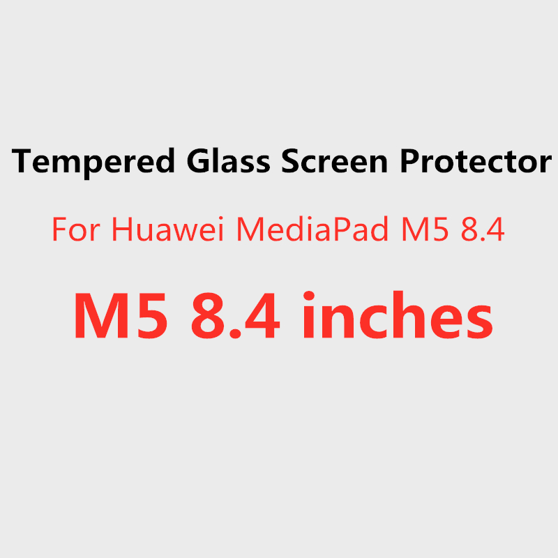 Temperato Protezione Dello Schermo di Vetro per Huawei MediaPad M6 M5 M3 8.4 pollici tavoletta Pellicola Protettiva per M5 M3 Lite C5 2020 8 pollici: For M5 8.4