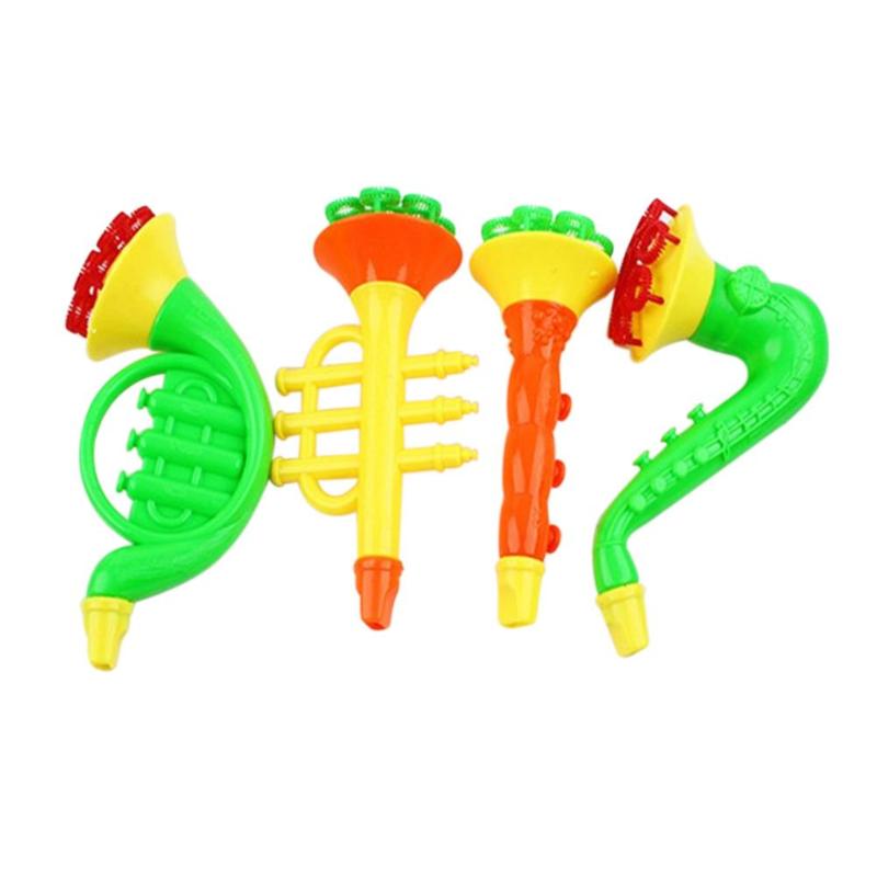 Soap Blowing Bubble Horn No Liquild Concentrate Stick Tray Kids Toys Kits polyporous Wedding Bubble Machine Props