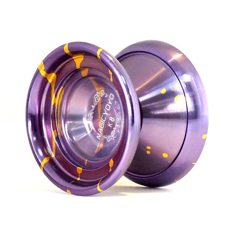 Vendita calda Magic yoyo K8 Leopard YOYO cuscinetto in metallo giocattoli yoyo professionali puntelli speciali diabolo giocoleria