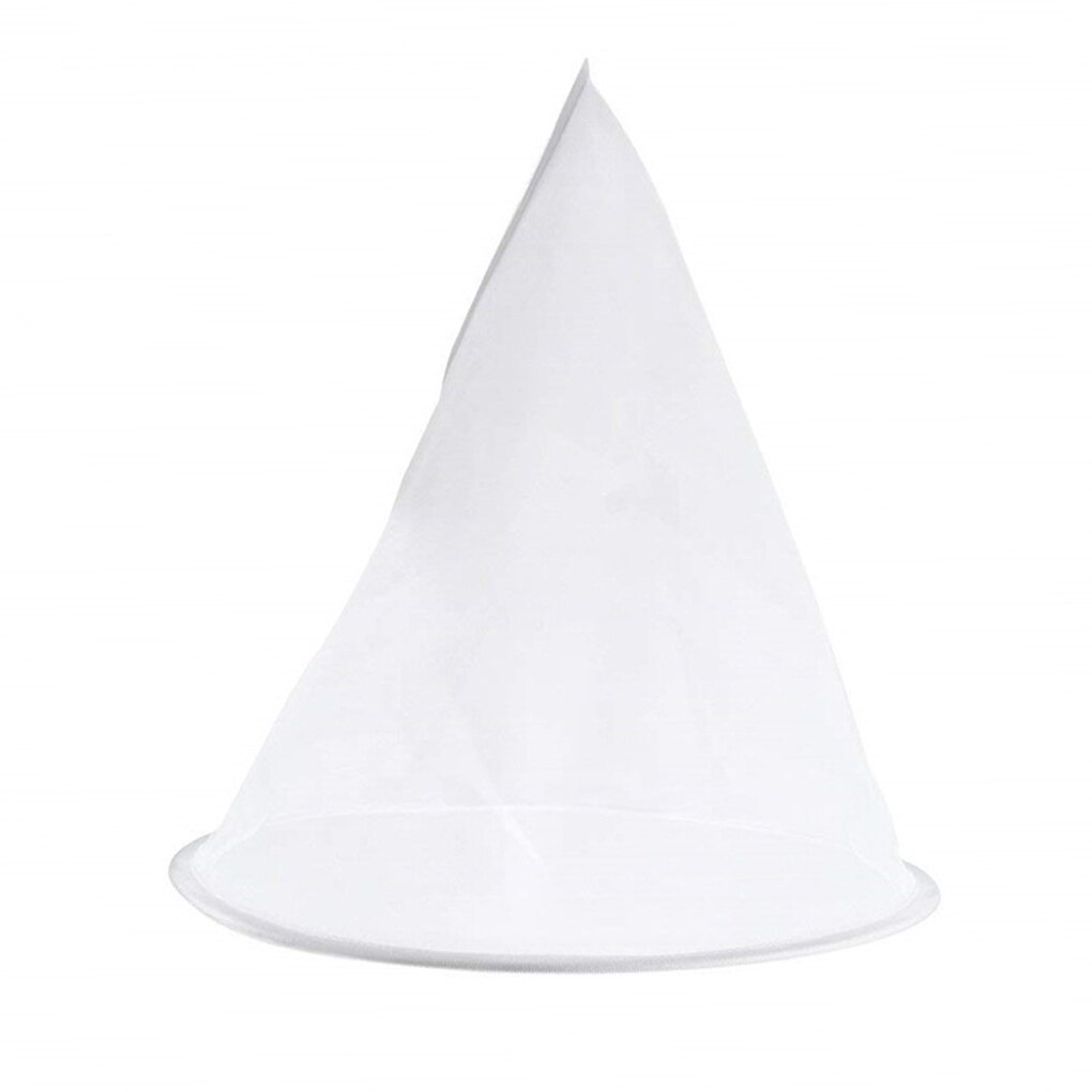 Honey Filter Mesh Nylon Cone-shape Beekeeping Strainer Fiber Bee Net Purifier White Beekeeping Tools Honey Purifier Equipment