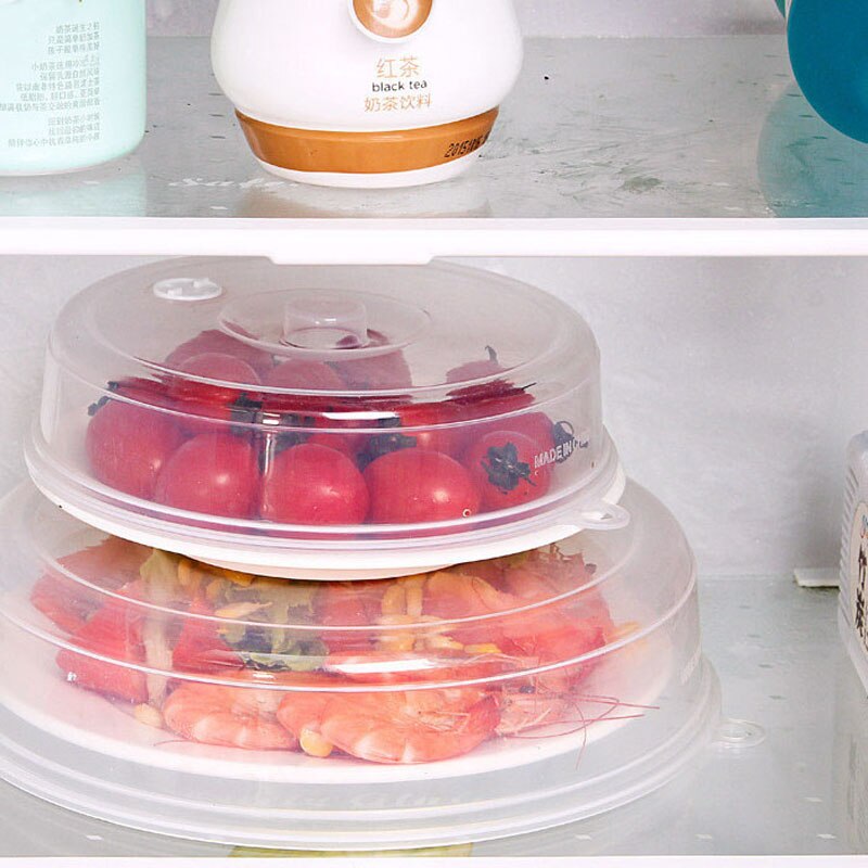 Tapa de sellado de plástico para almacenamiento de alimentos tapa de horno de microondas, tapas de platos para refrigerador, placa, tapa para polvo, herramienta de cocina