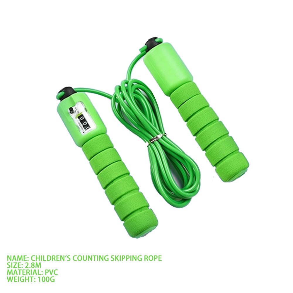Corda de salto com corda de salto de alta velocidade pesada corda corda comba crossfit para saltar skakanka sportowa velocidade corda crossfit: Children green
