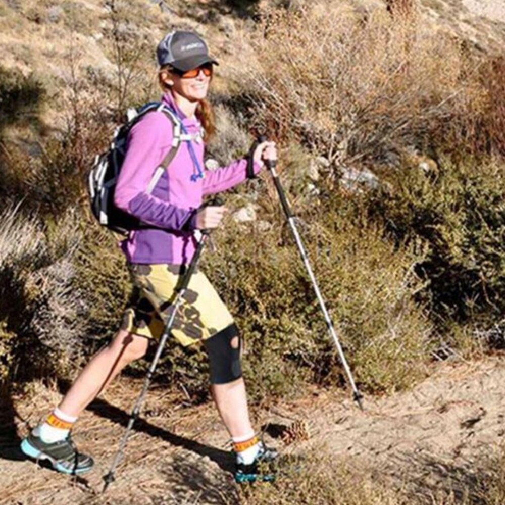 1pc klimsport kniebeschermers elastische kniebeschermers bergbeklimmen kniebeschermers voor wandelen