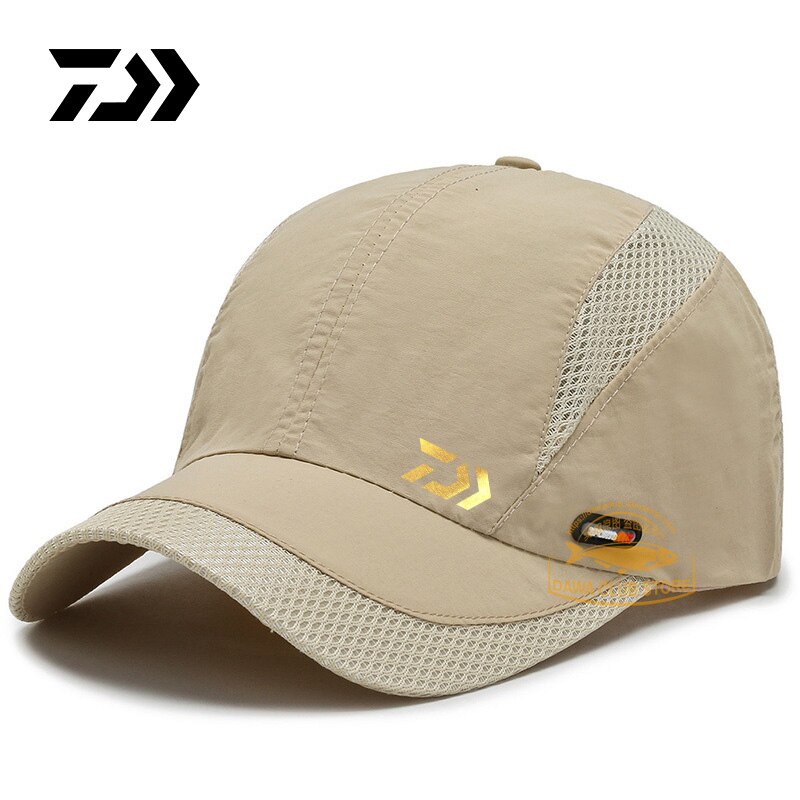 DAIWA Fishing Sun Hat Summer Outdoor Sports Quick-drying Mesh Baseball Cap Riding Leisure Windproof Sun Hat: Photo Color1