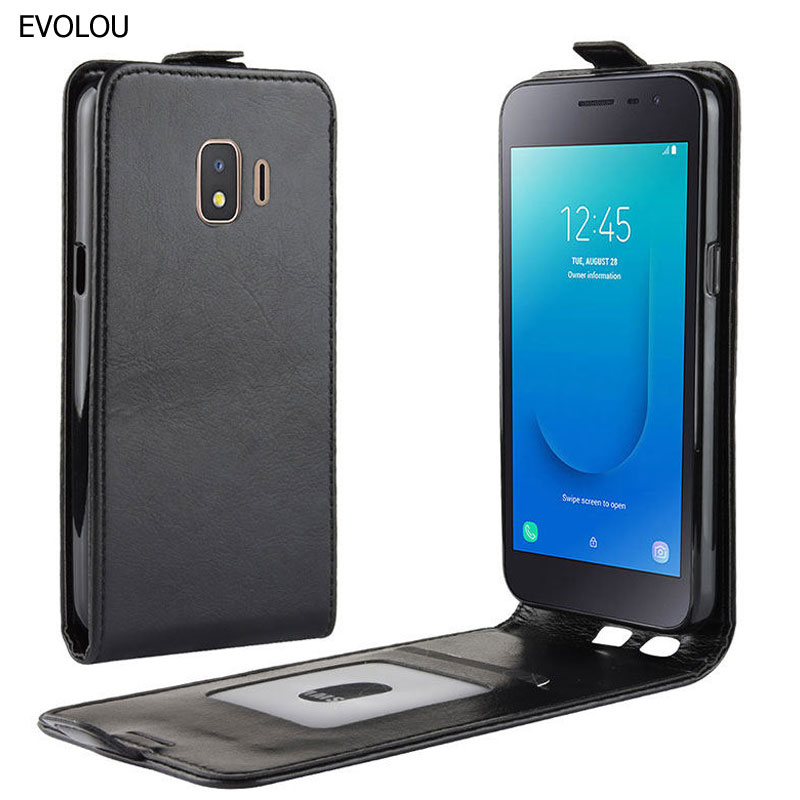 Vertical Flip Leather Case For Samsung Galaxy J2 Core Case Magnetic Phone Case For Samsung J2 J260 J260F 5.0'' Back Cover Bag