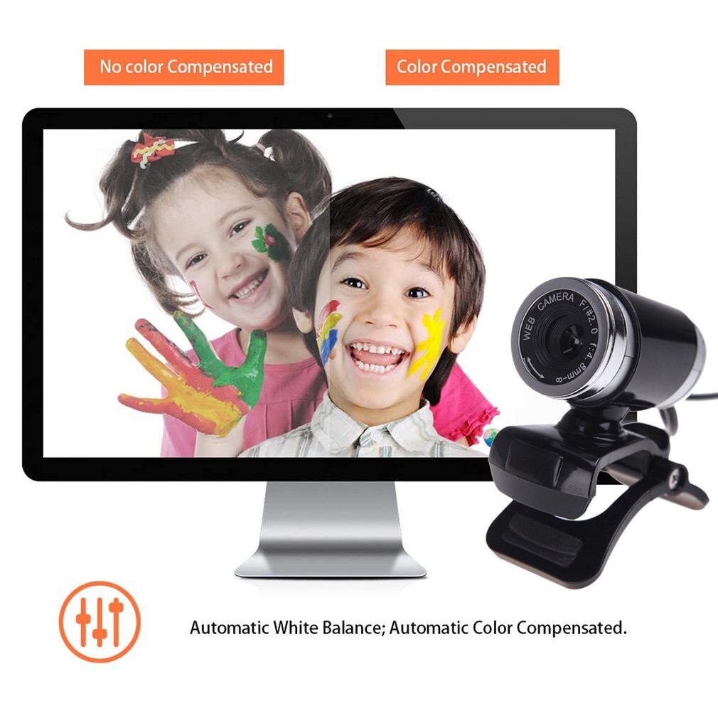 Webcam USB2.0 ordinateur 480P réseau caméra en direct caméra réseau lecteur gratuit caméra USB caméra HD avec micro caméra Web