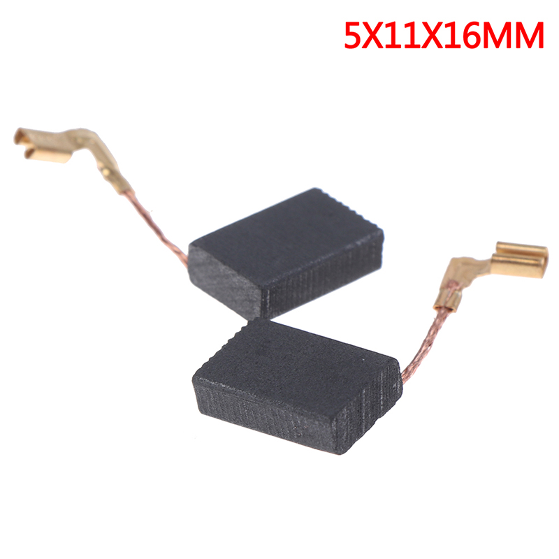 2 Stuks 5X11X16MM Motor Elektrische Koolborstels Voor Makita 9553