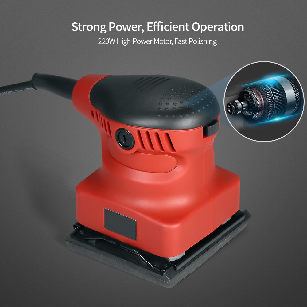 Electric Sander Dust Exhaust and Hybrid Dust Canister Palm Sander Power Tools Electric Sander N4510-1