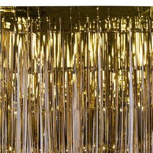 Metallic Fringe Curtain Party Foil Tinsel Room Decor 3' x 8' Door AQ: A