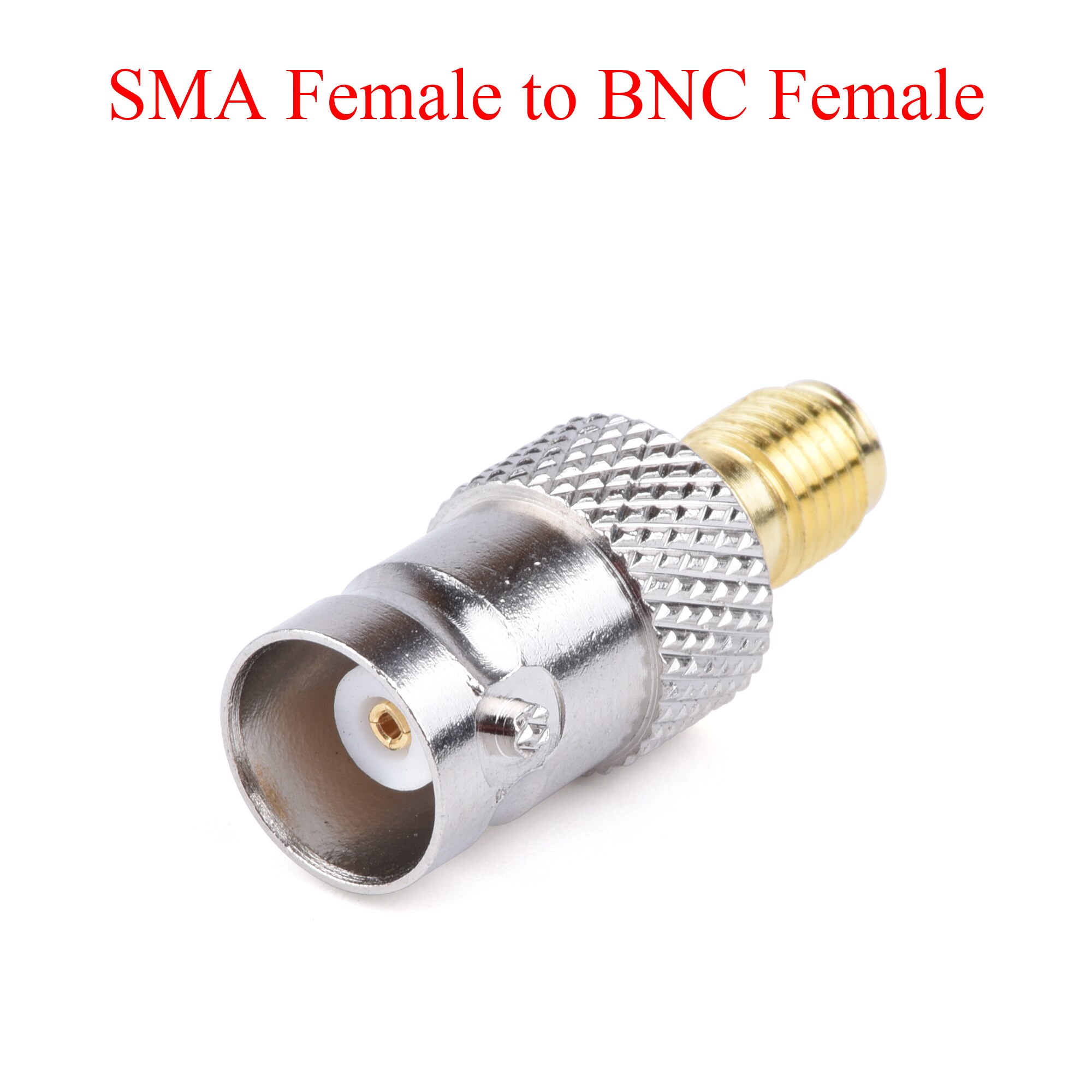 1Pcs RF Coaxial Connector SMA Female to BNC TNC MCX MMCX UHF N F Male Plug / Female Jack Adapter Use For TV Repeater Antenna: SMA-F to BNC-F